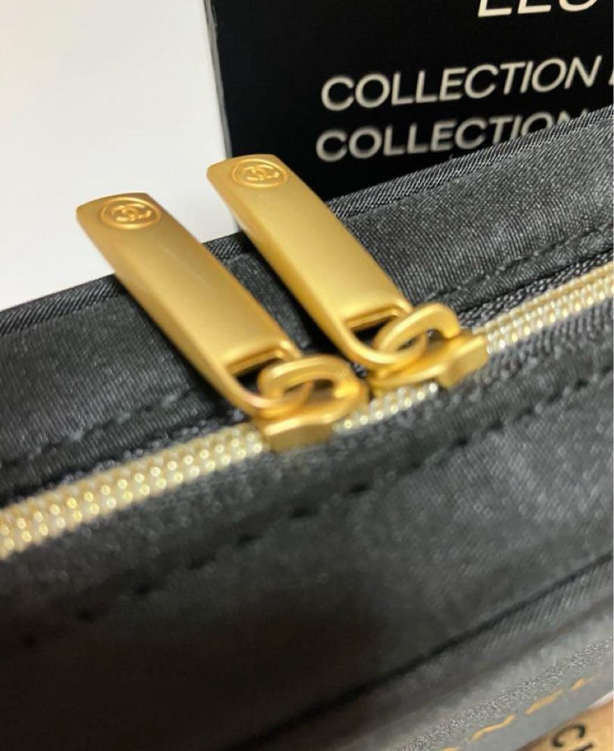 新品 CHANEL レ ミニ ドゥ シャネル ミニブラシセット 化粧ポーチ 黒