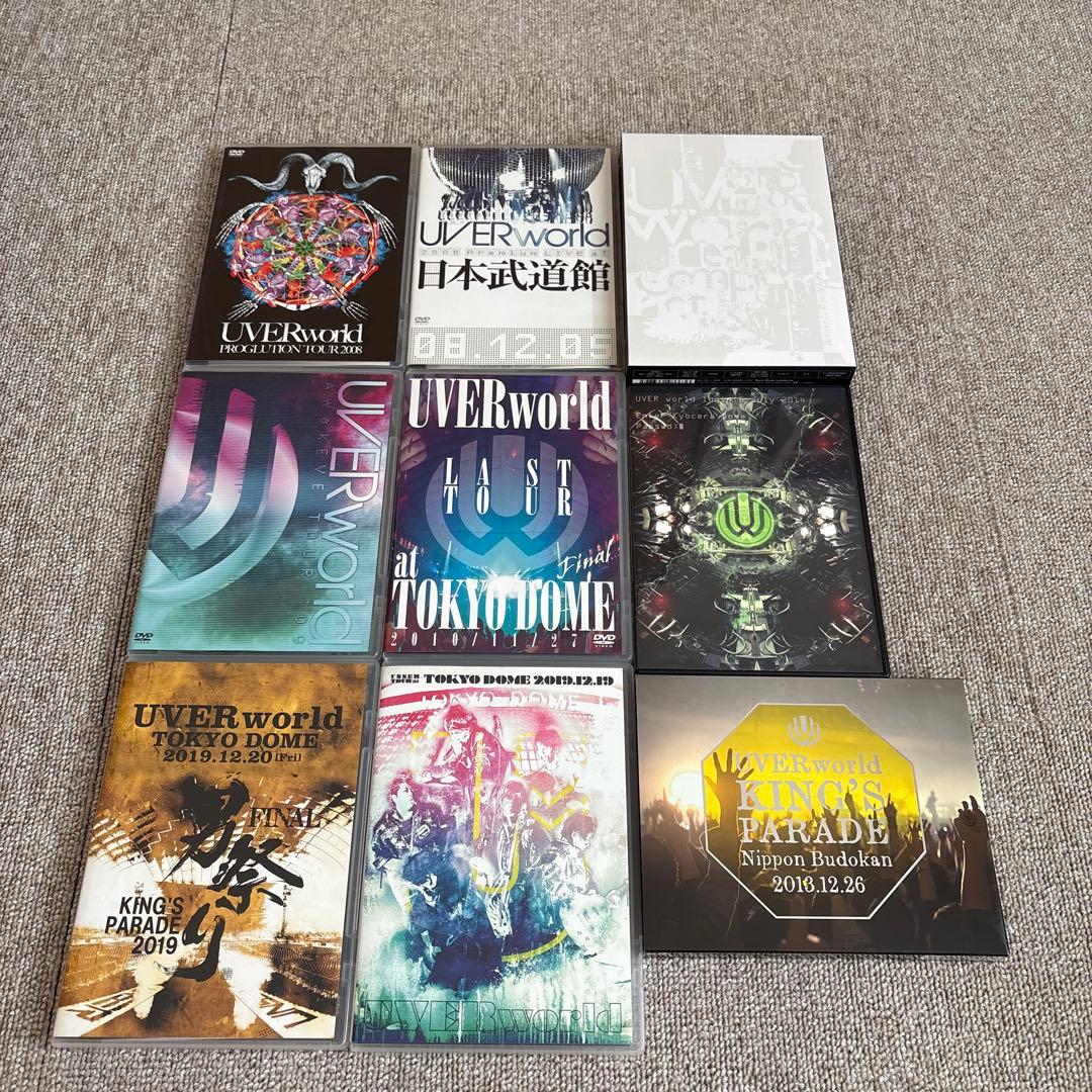 UVERworld ライブ Blu-ray/DVD セット　まとめ売り