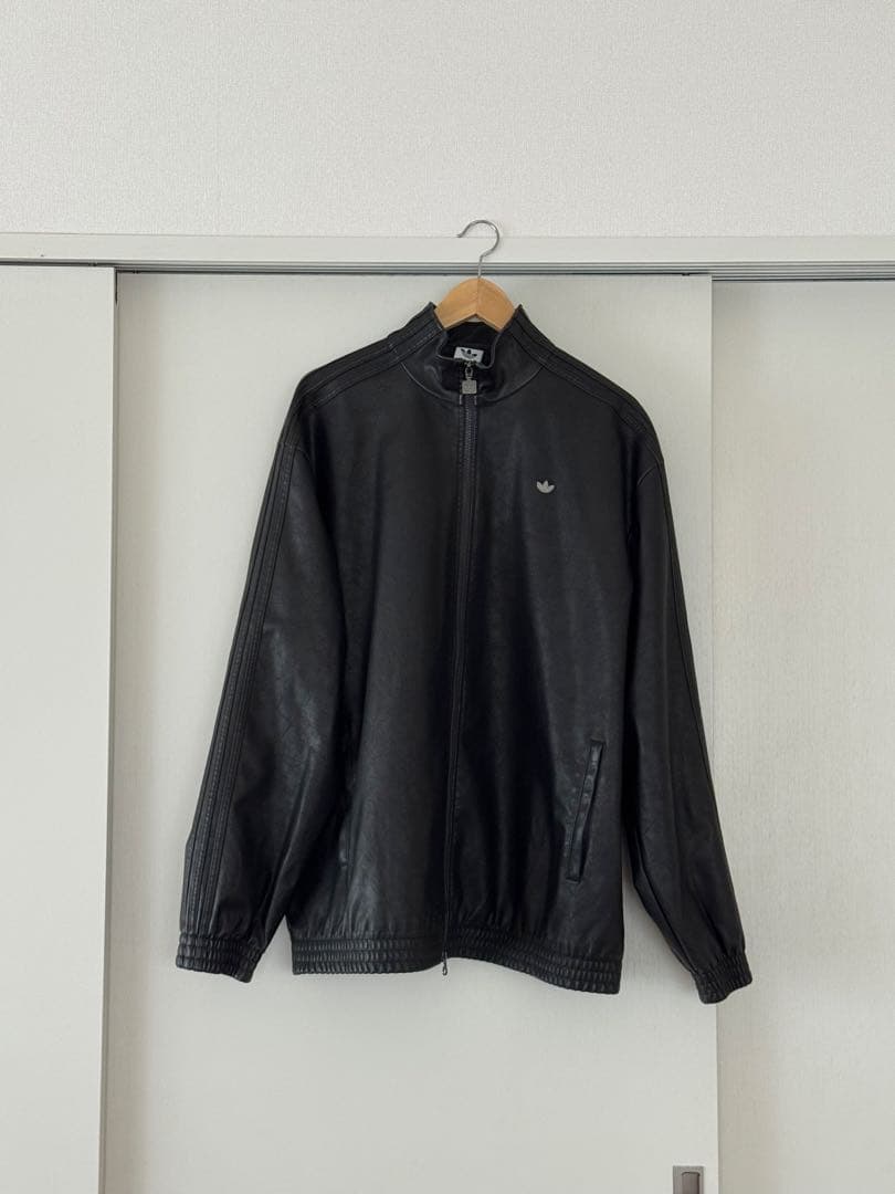ジャケット・アウター adidas PLEATHER FIREBIRD OVERSIZED TRAC