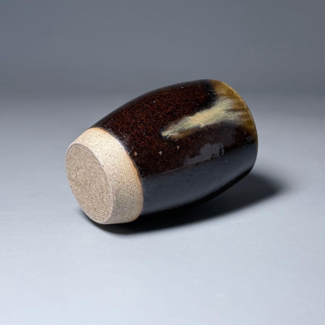 茶道具　膳所焼　陽炎園造　茶入　共箱　仕覆　裏千家　表千家　家元旧蔵品