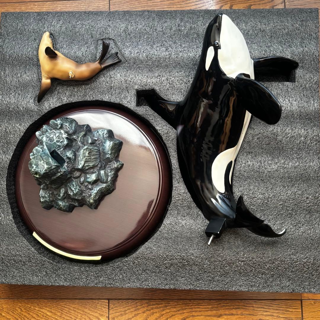 限定品 海洋堂 NATURE TALES シャチとアシカ