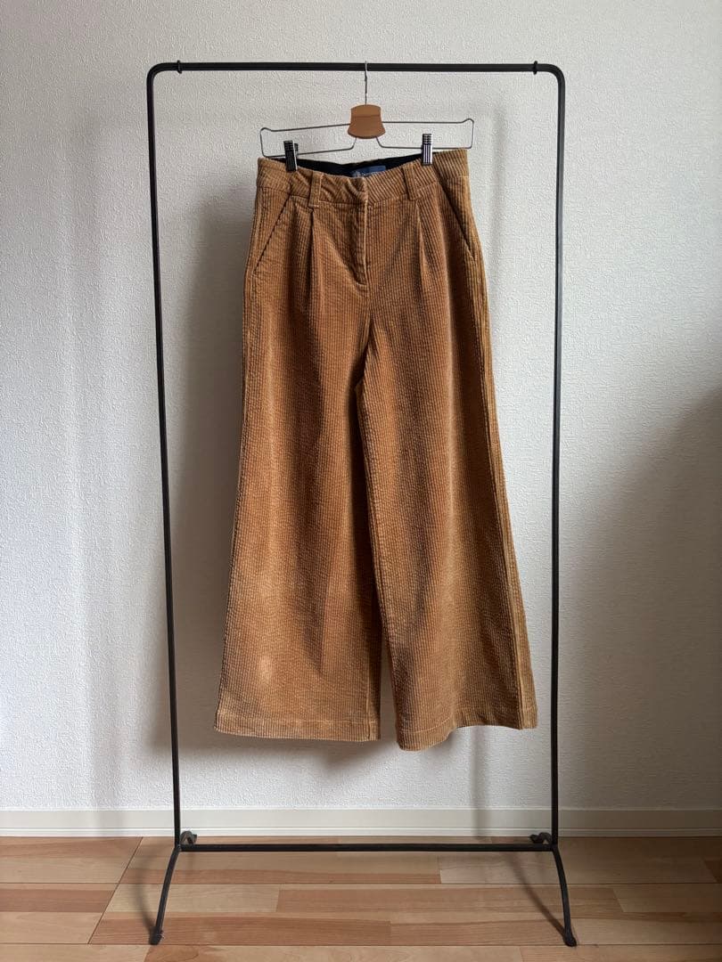 パンツ 90-00's corduroy straight pants BROWN
