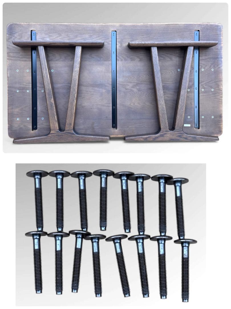 美品 浜本工芸 ダイニング テーブル オーク 無垢材 和モダン 北欧 W150