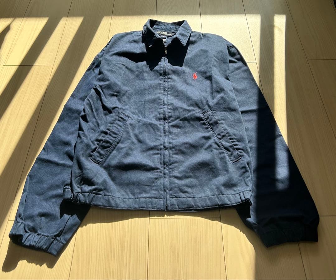 Polo by Ralph Lauren ネイビー スウィングトップ 短丈 古着
