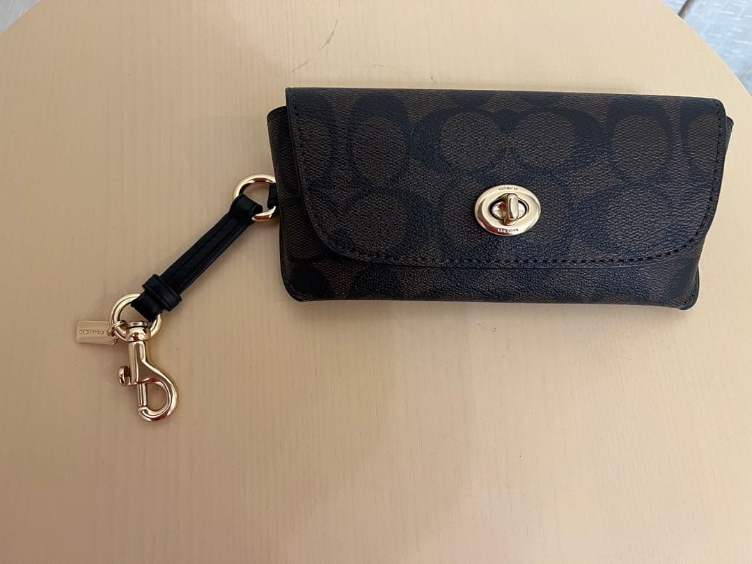 正規品✨Coach メガネケース ダークブラウン