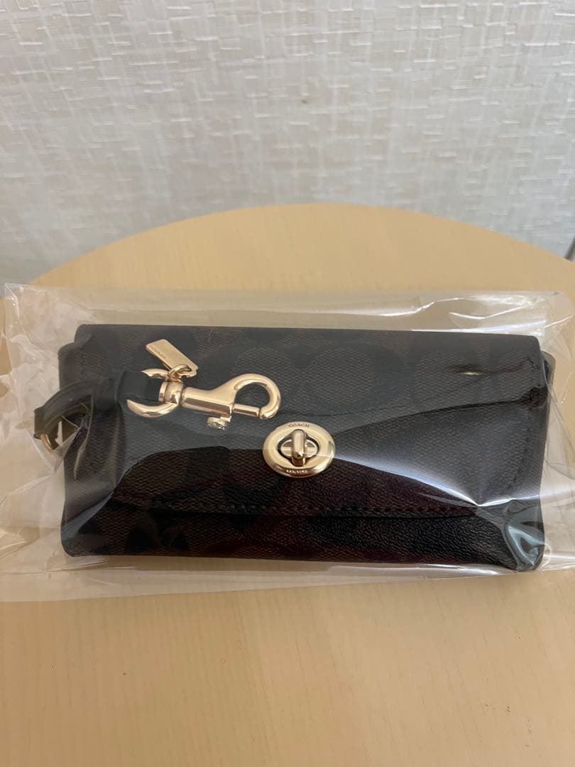 正規品✨Coach メガネケース ダークブラウン