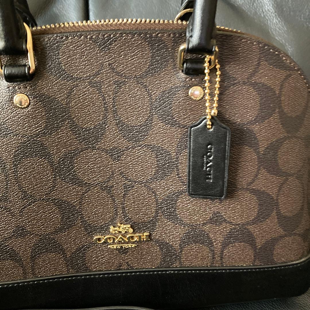 COACH ショルダーバッグ ブラウン/ブラック
