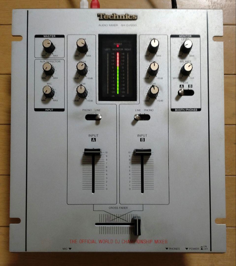 Technics SH-DJ1200 動作確認済み　クロスフェーダー未使用品交換