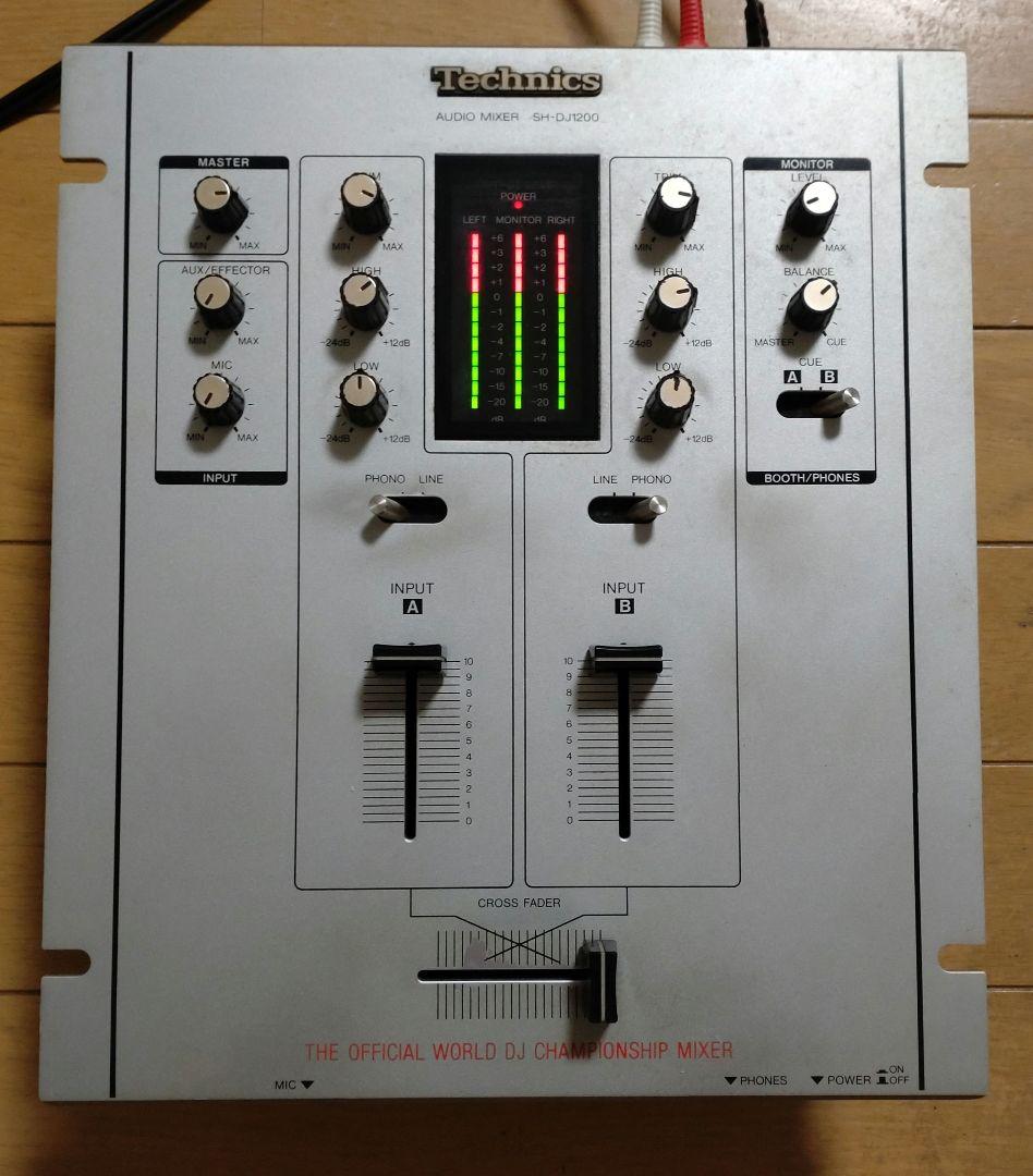 Technics SH-DJ1200 動作確認済み　クロスフェーダー未使用品交換