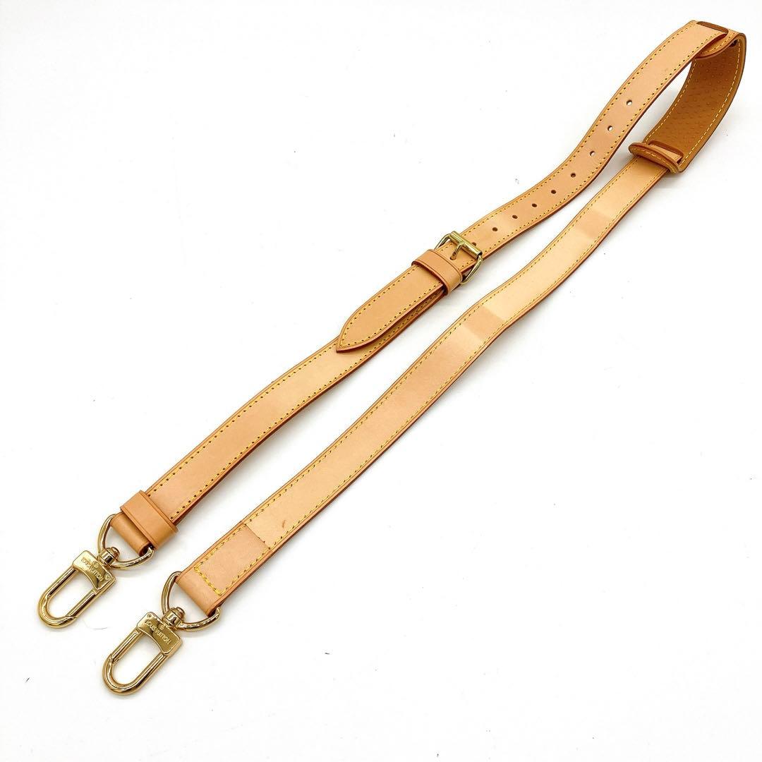 美品【LOUIS VUITTON】ショルダーストラップ　ヌメ革　ベージュ