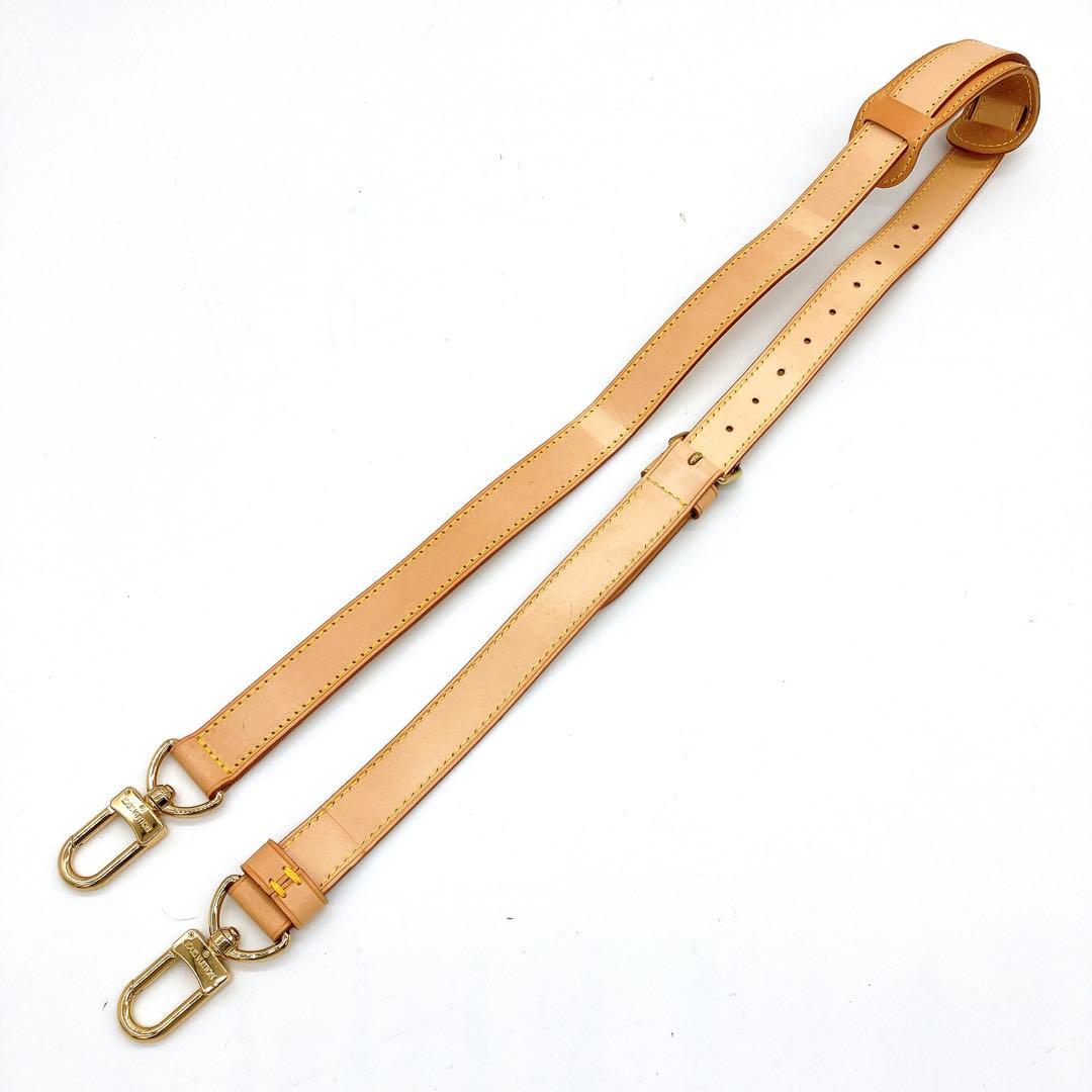 美品【LOUIS VUITTON】ショルダーストラップ　ヌメ革　ベージュ
