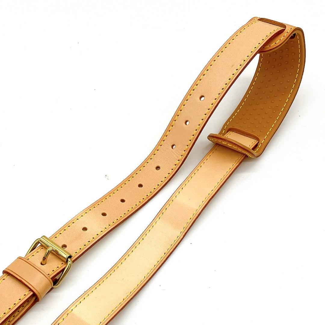 美品【LOUIS VUITTON】ショルダーストラップ　ヌメ革　ベージュ