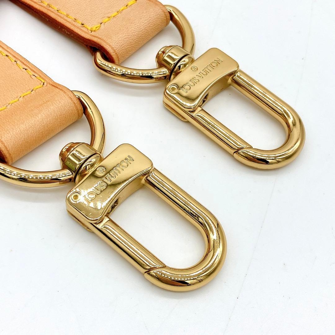 美品【LOUIS VUITTON】ショルダーストラップ　ヌメ革　ベージュ