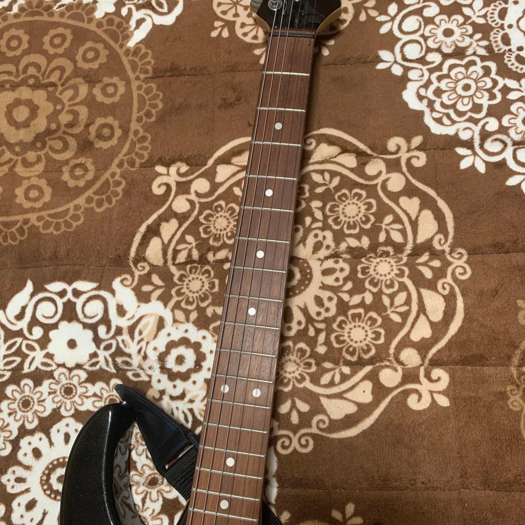 エレキギター ブラック 6弦 ハムバッカー