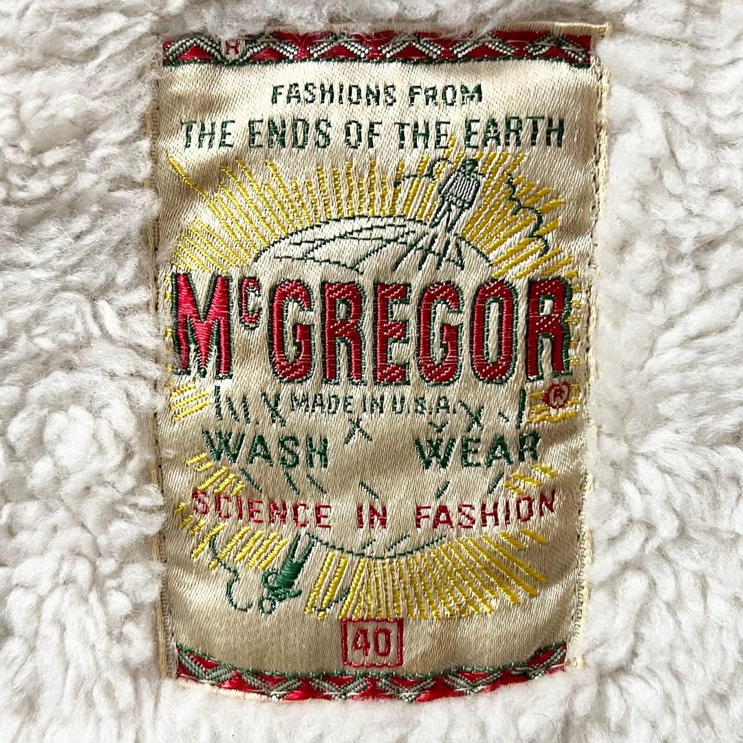 60’s McGREGOR USA製 内ボアジップジャケット アンチフリーズ