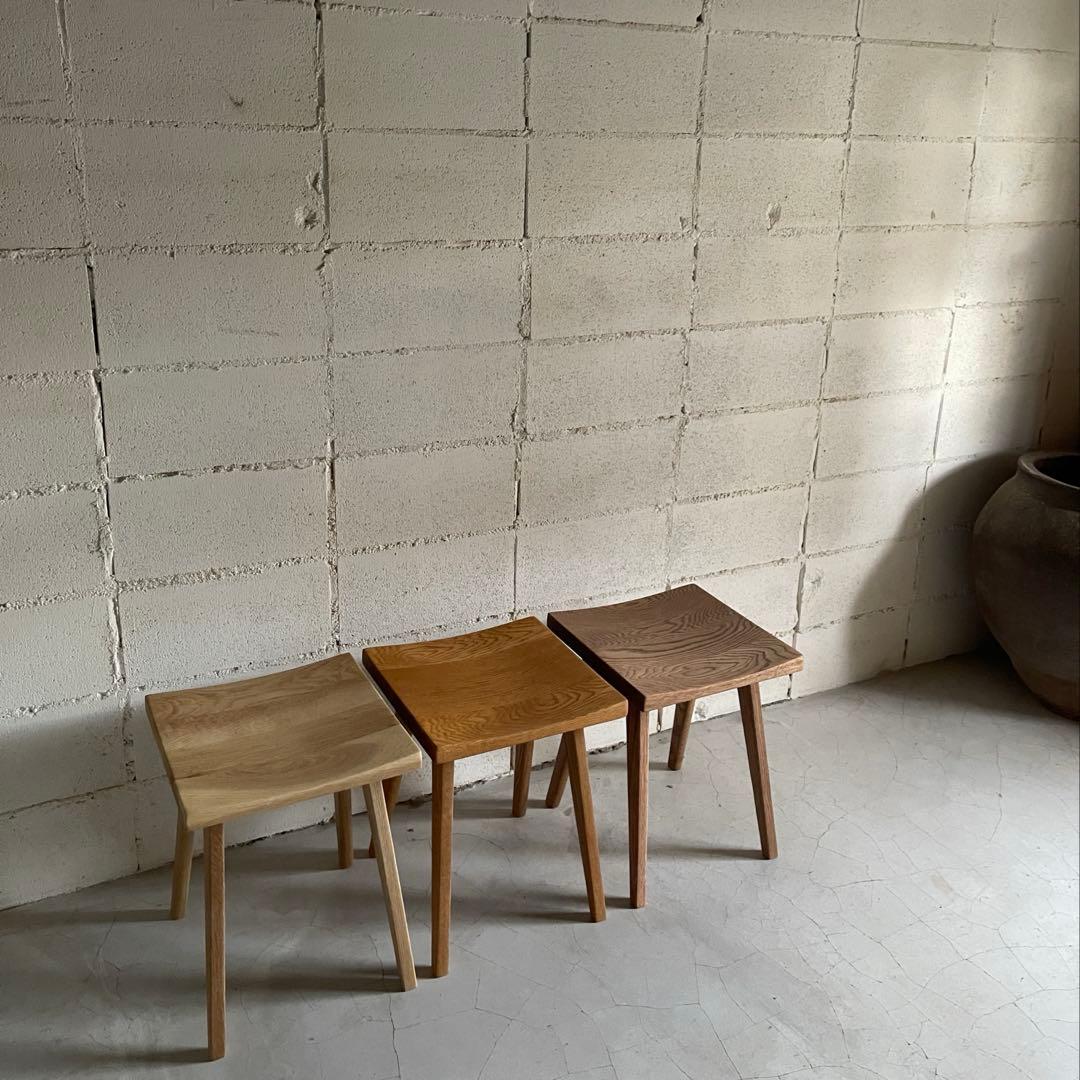 リフレッシュタイプチェア　ロータイプ　オーク無垢材　ウチダ　ライトオーク色