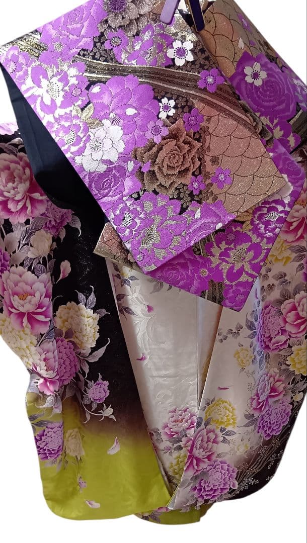 三角　　成人式　ブランド　振袖フルセット　　　1月最終SALE