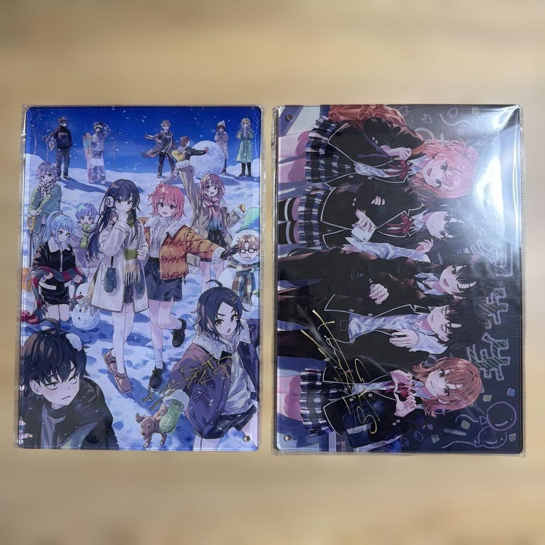 C107 ぽんかん⑧ サイン入り アクリルボード 2種セット 会場限定 俺ガイル