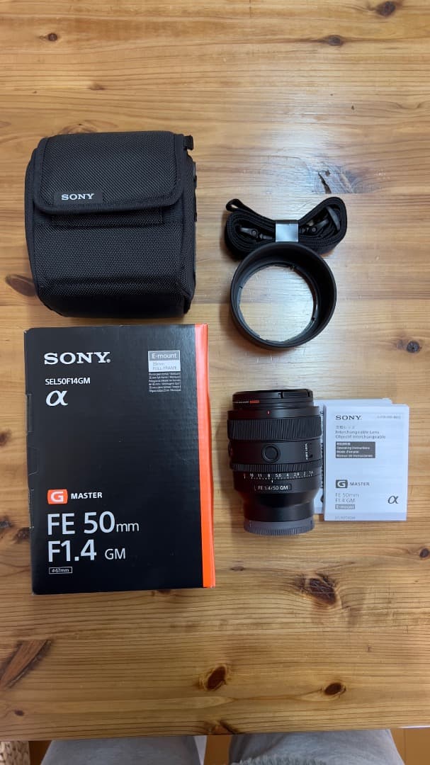 【極美品】SONY FE 50mm F1.4 GM レンズ