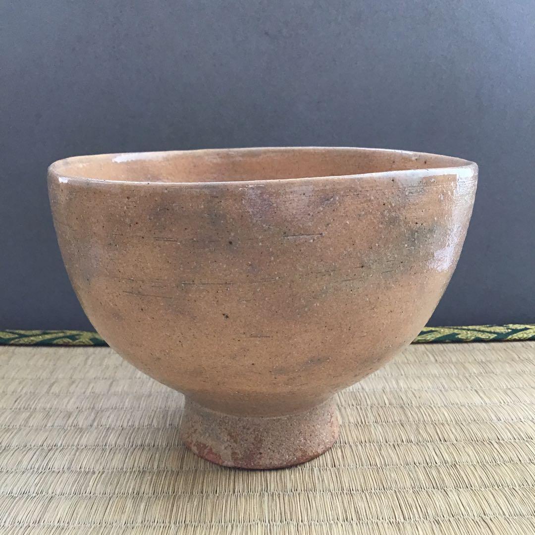 茶道具　御本呉器茶碗　古曽部焼　窯元寒川義崇作　栞共箱　本人から購入S159CW