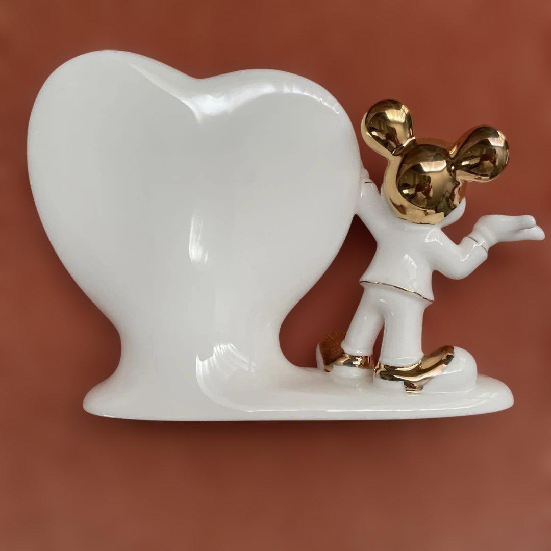 加藤工芸ミッキーマウス ハート型ディズニー 非売品 店舗ディスプレイ用