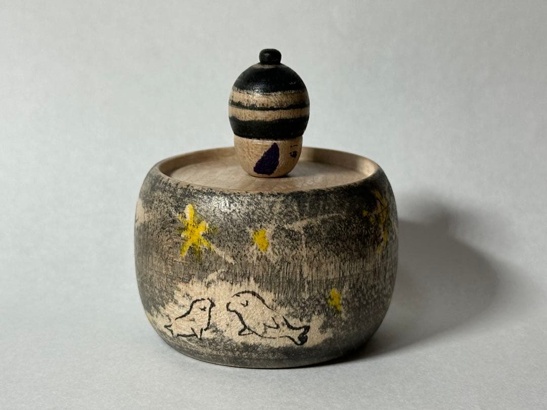 阿部木の実　えじこ　こけし