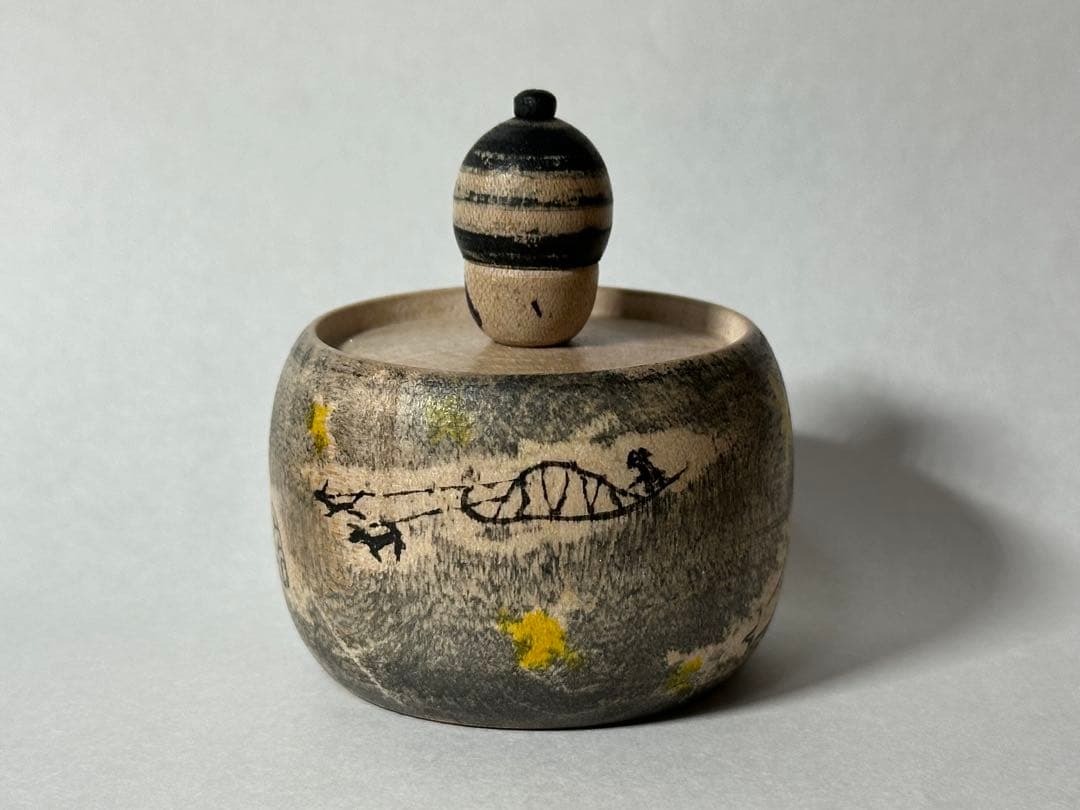 阿部木の実　えじこ　こけし