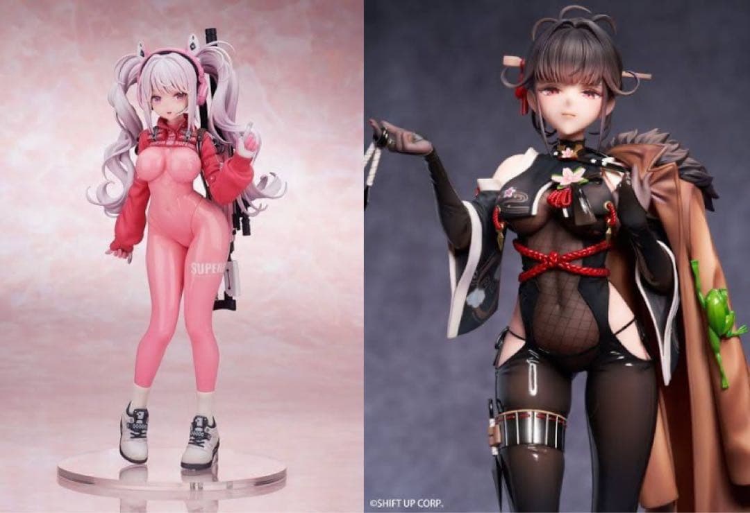 勝利の女神：NIKKE アリス サクラ黒夜密行　フィギュアセット