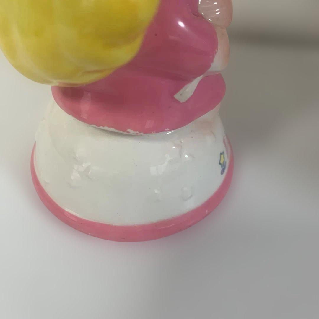 サンリオ　キキララのLalaの貯金箱　陶器　レア