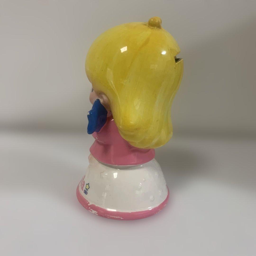 サンリオ　キキララのLalaの貯金箱　陶器　レア