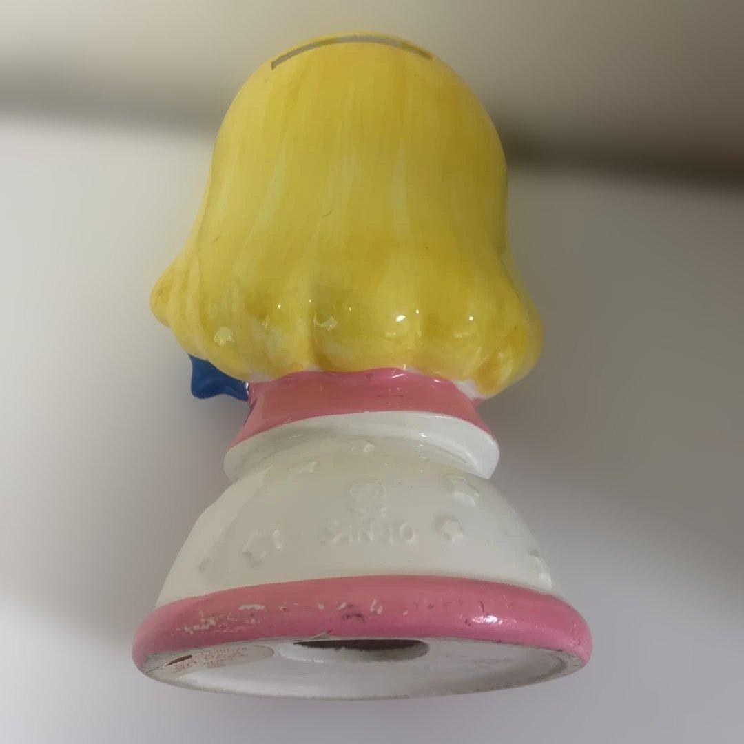 サンリオ　キキララのLalaの貯金箱　陶器　レア