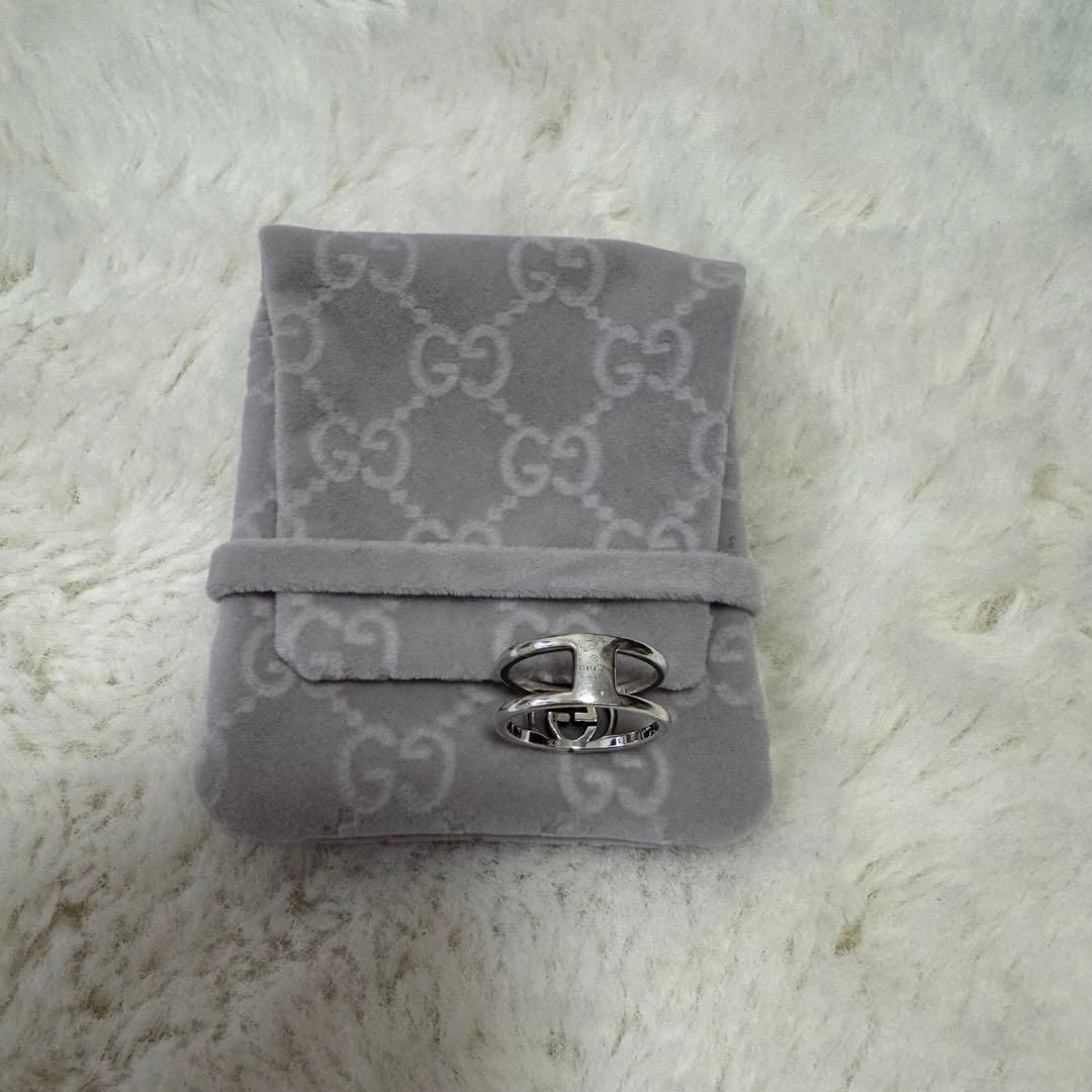 GUCCI シルバーリング　16号