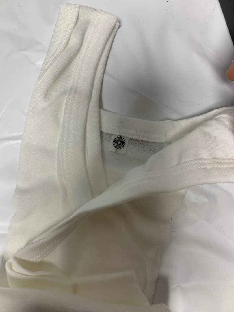 未使用品　CHROME HEARTS ホワイトタンクトップ Mサイズ