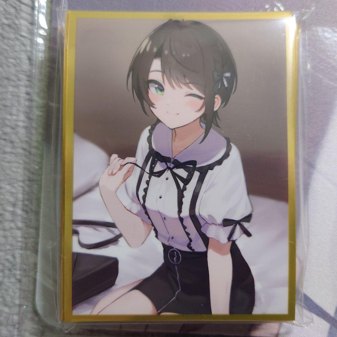 β1 ホロライブ オシャレ&ウインク&バック 大空スバル スリーブ&プレイマット