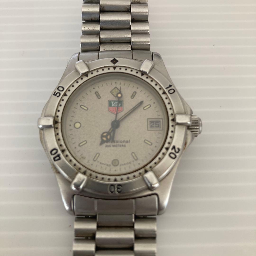 【ジャンク】TAG Heuer プロフェッショナル シルバー