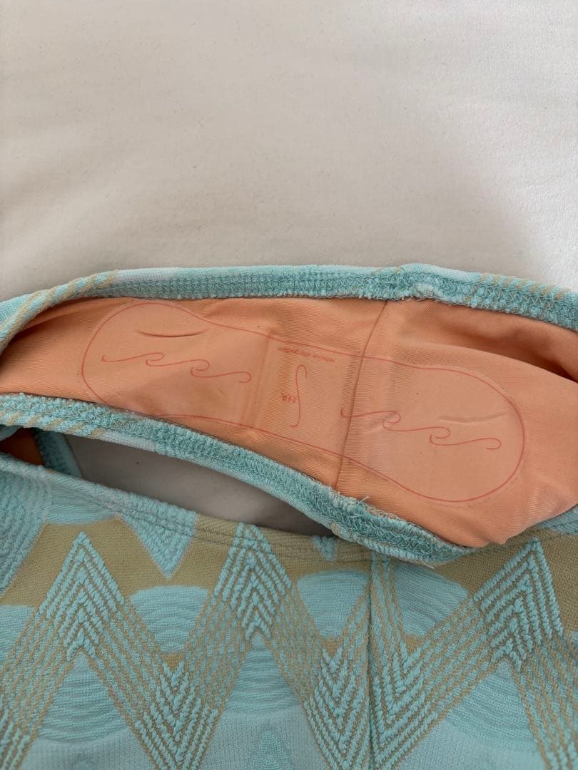 SEEA水着 XS ミントグリーン オレンジ