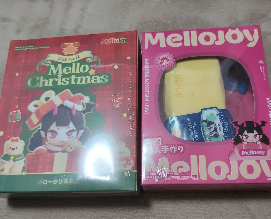mellojoy　メロジョイ　スクイーズ　バター　クリスマス　2点セット　未開封