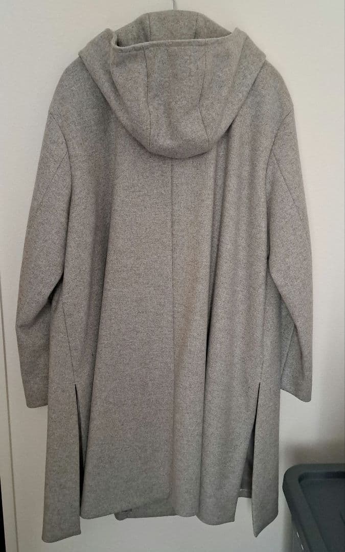 最終お値下げ！美品　ユナイテッドアローズ　フード付コート　グレー　40　Lサイズ