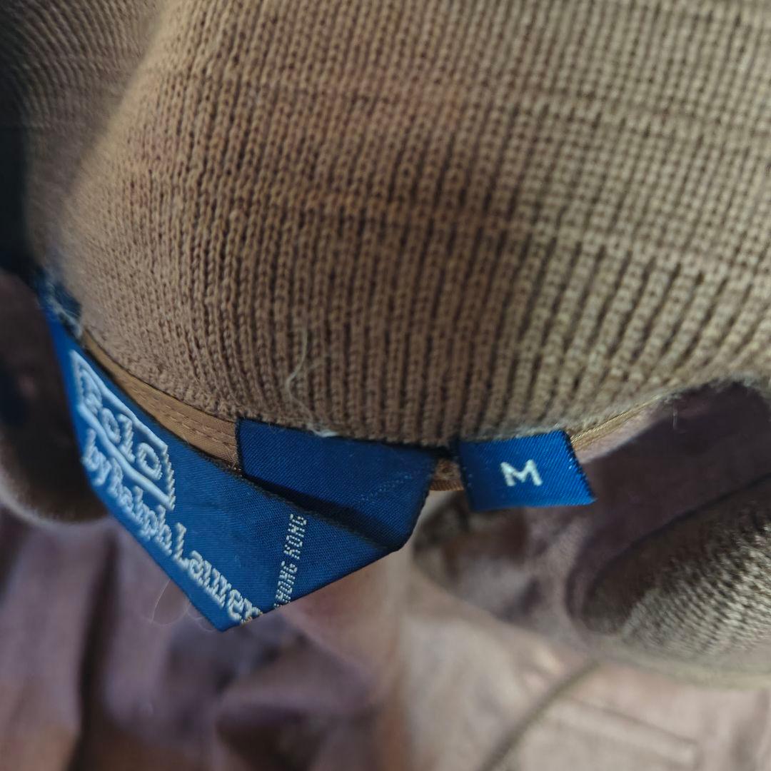 あ*ろ様 90s 香港製ラルフローレン　リネン　バルスター　ボンバー　ジャケット