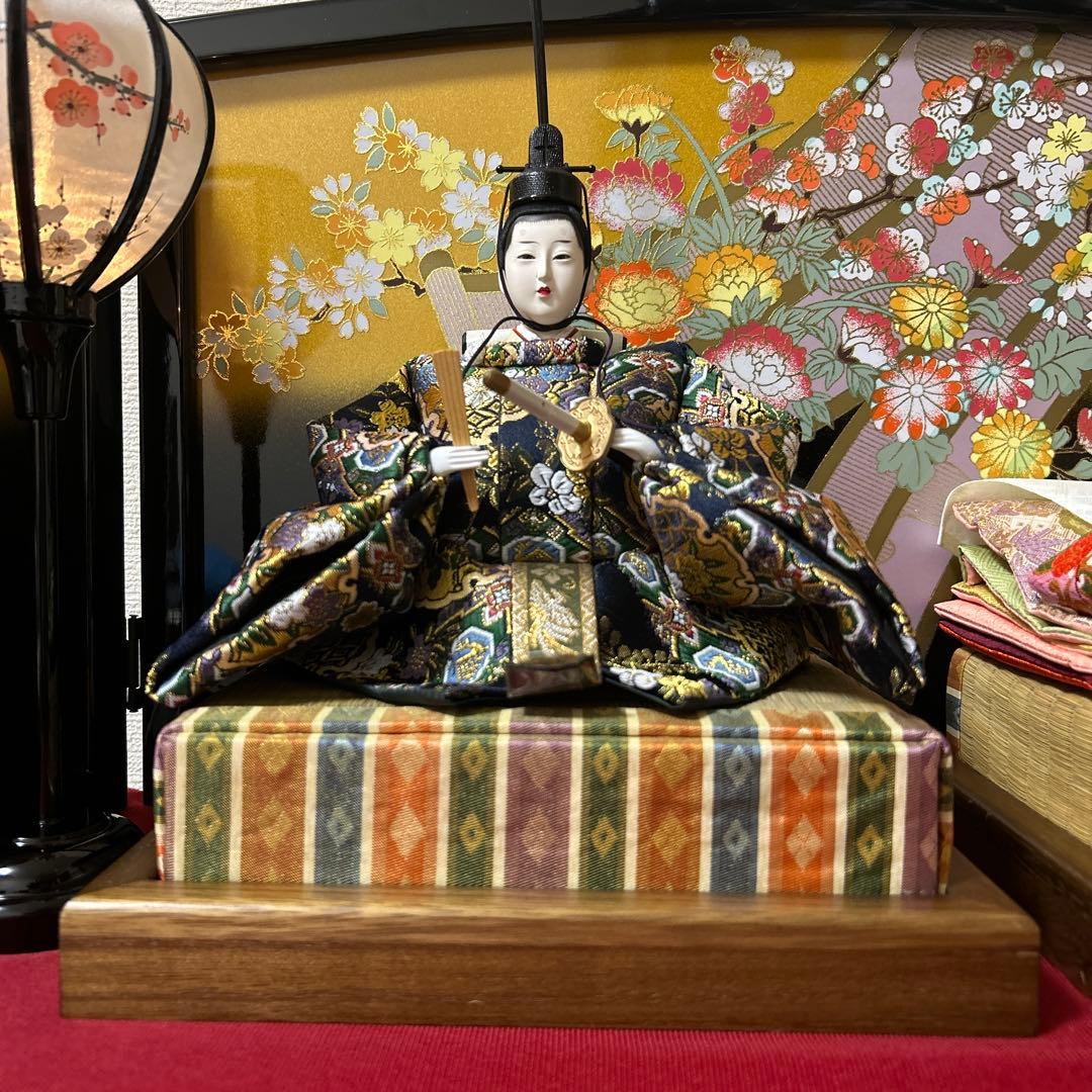 京雛 『平安水宝作 極上本頭本仕立十二単衣』 雛師 平安水宝作