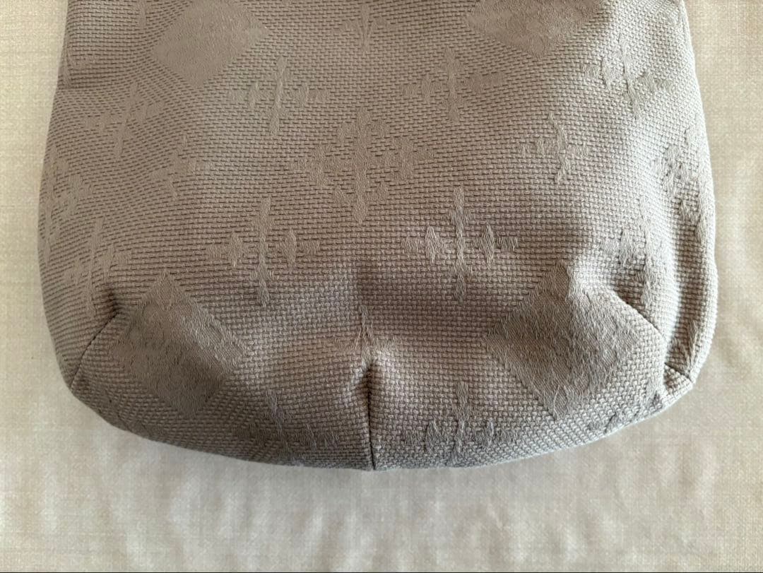 March【美品】ラシット 刺し子ジャガード 2WAYショルダーバッグ