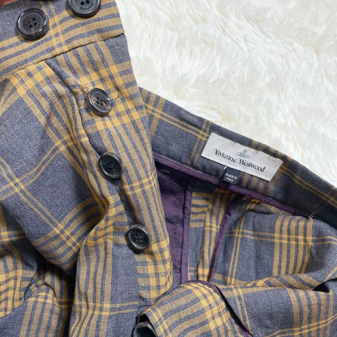 ヴィヴィアンウエストウッド変形パンツ　チェック　alcoholic トラウザーズ