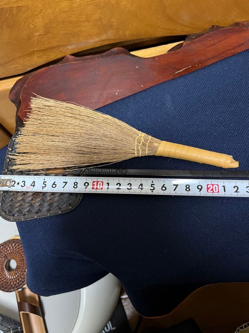 煎茶道具　瓶床　茶箒　炉扇　銚座　瓶敷き