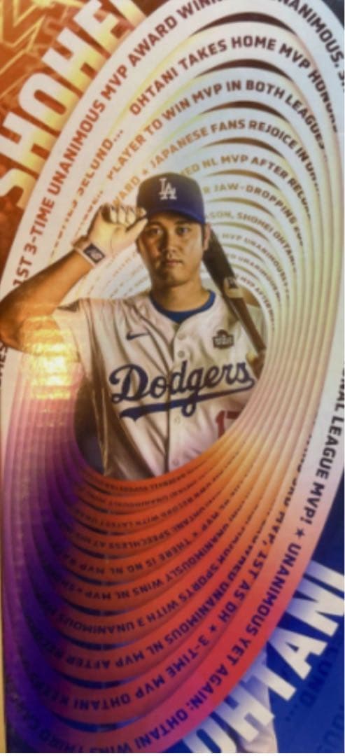 本日最終出品　大谷翔平選手　MVP 2024 バブルヘッド人形