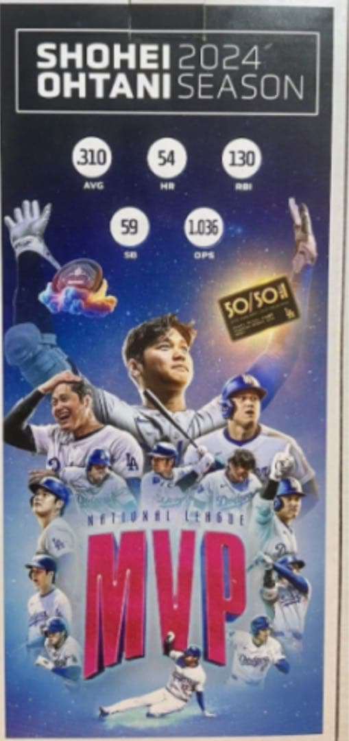 本日最終出品　大谷翔平選手　MVP 2024 バブルヘッド人形