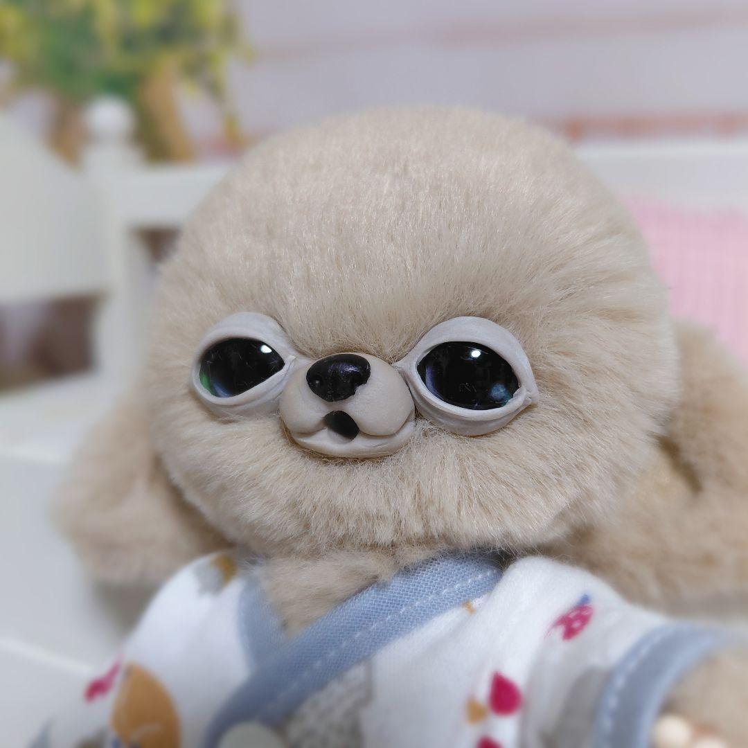 チワボボちゃん　アートドール　ぬいぐるみ