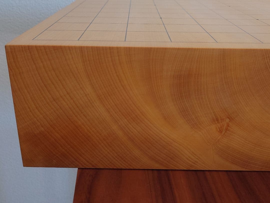 前川碁盤店　将棋盤　本榧　柾目