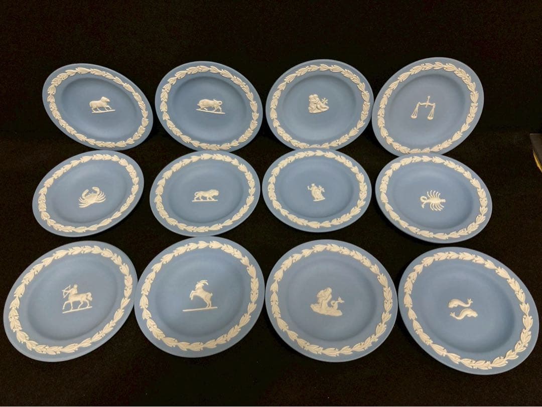 ✨希少✨【日本未発売】ウェッジウッド　12星座リリーフ　ジャスパーウェア