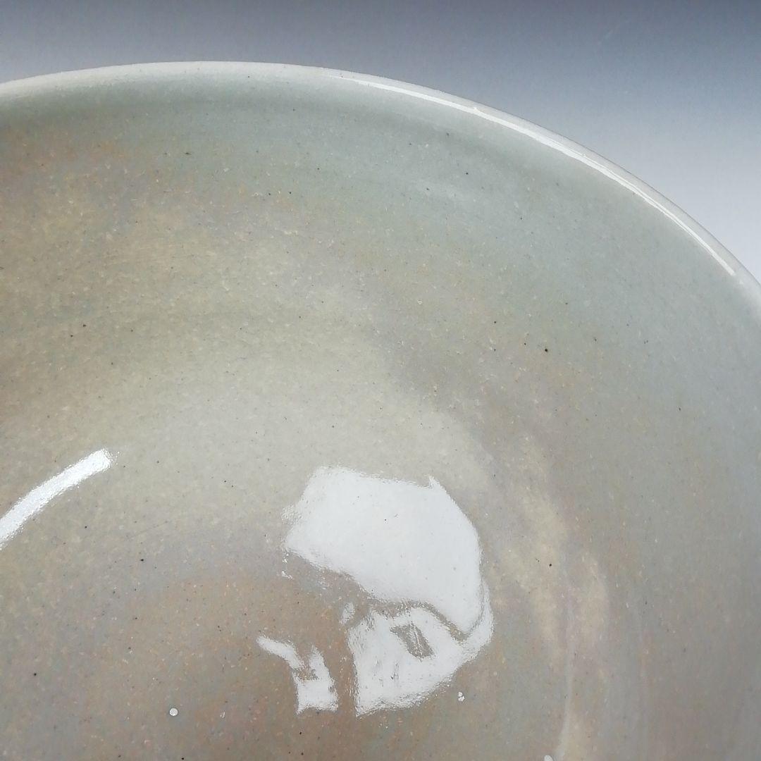 Ｔ６５８　茶碗　『葦流水絵』『巌窯　山川敦司』　共箱　抹茶碗　茶道具