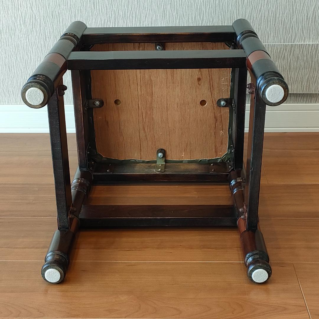 ヴィンテージ　スツール　サイドチェア　オットマン　レザー